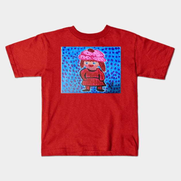 Strawberry doll Kids T-Shirt by JudyOriginalz